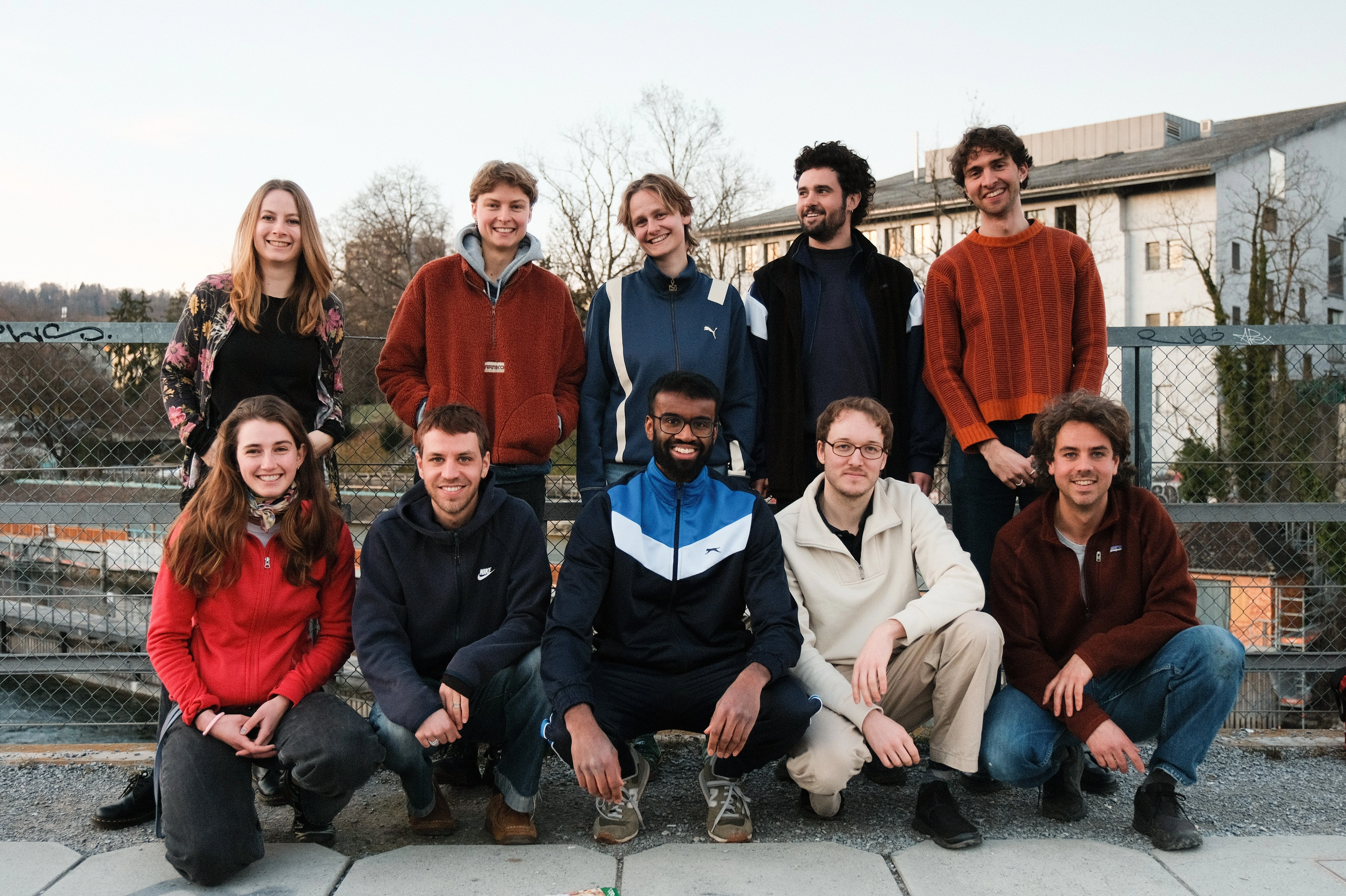 Gruppenfoto vom Team