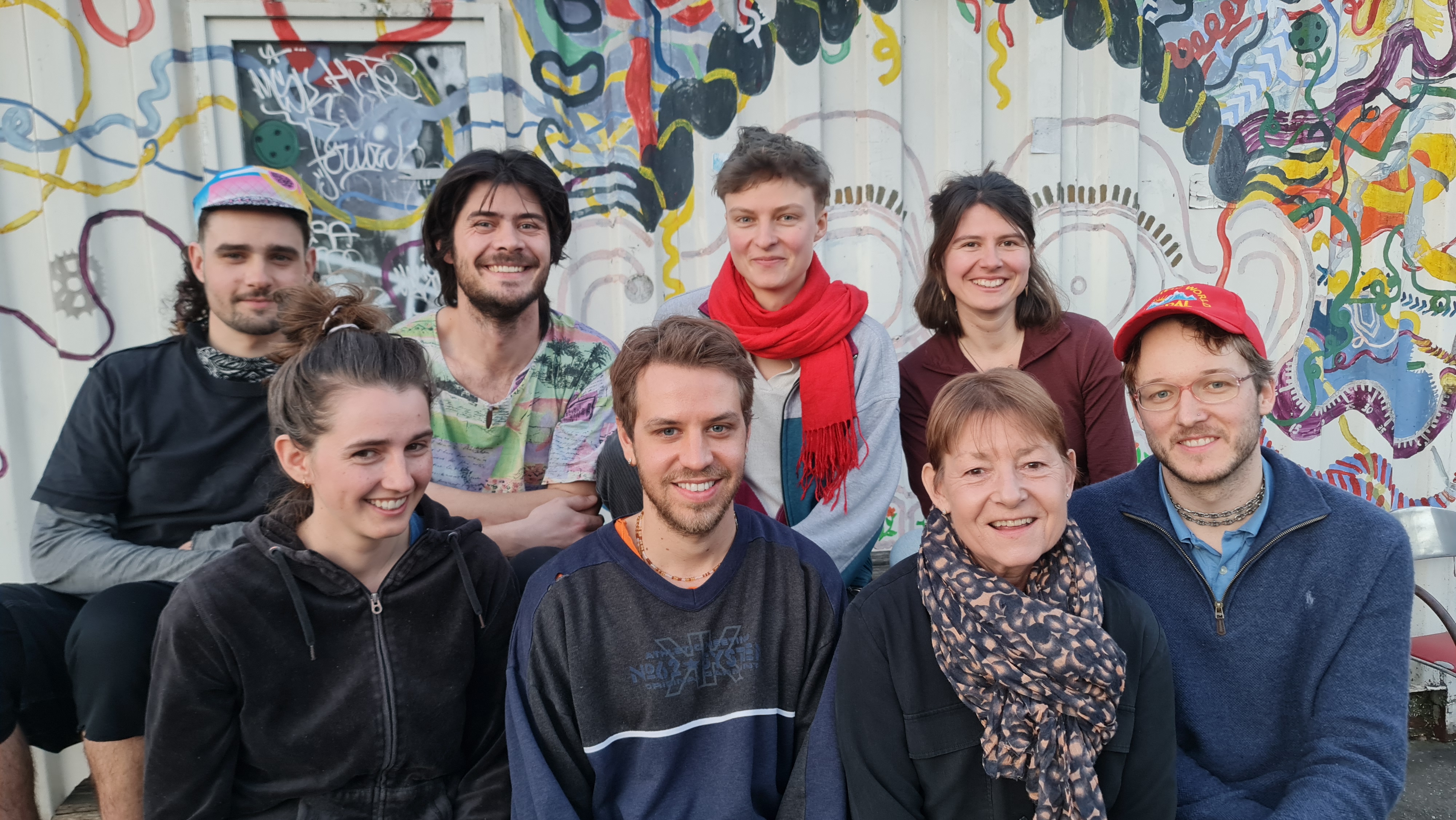 Gruppenfoto vom Team